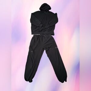 Black H&M Sweat Suit - US M